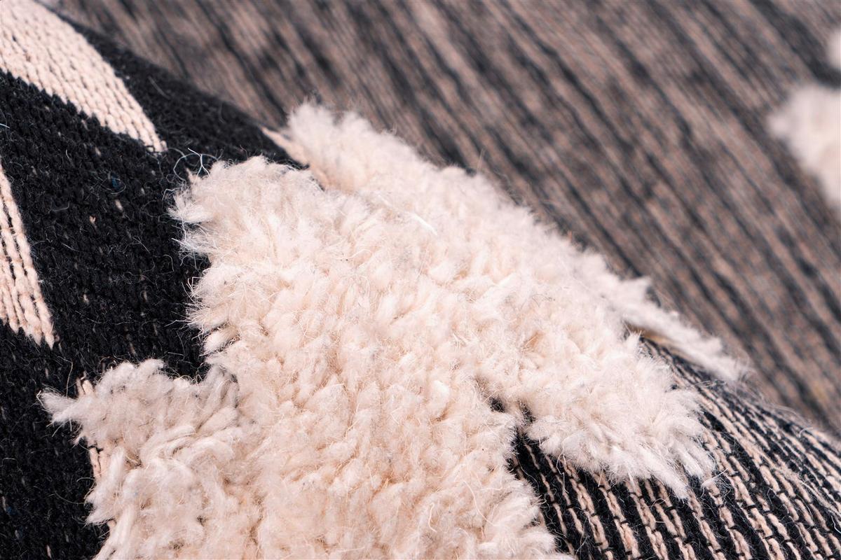 FLACHWEBETEPPICH ETHNIE 400 GRAU 120CM X 170CM - Grau, Design, Textil (120/170cm) - Novel