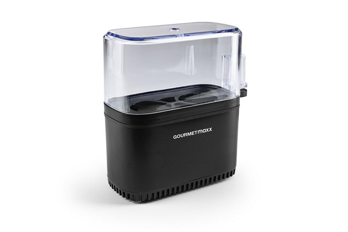 Eierkocher Gourmetmaxx Schwarz max. 250 Watt - Schwarz, Basics, Kunststoff/Metall (18,50/14,50/6,5cm) - GOURMETMAXX