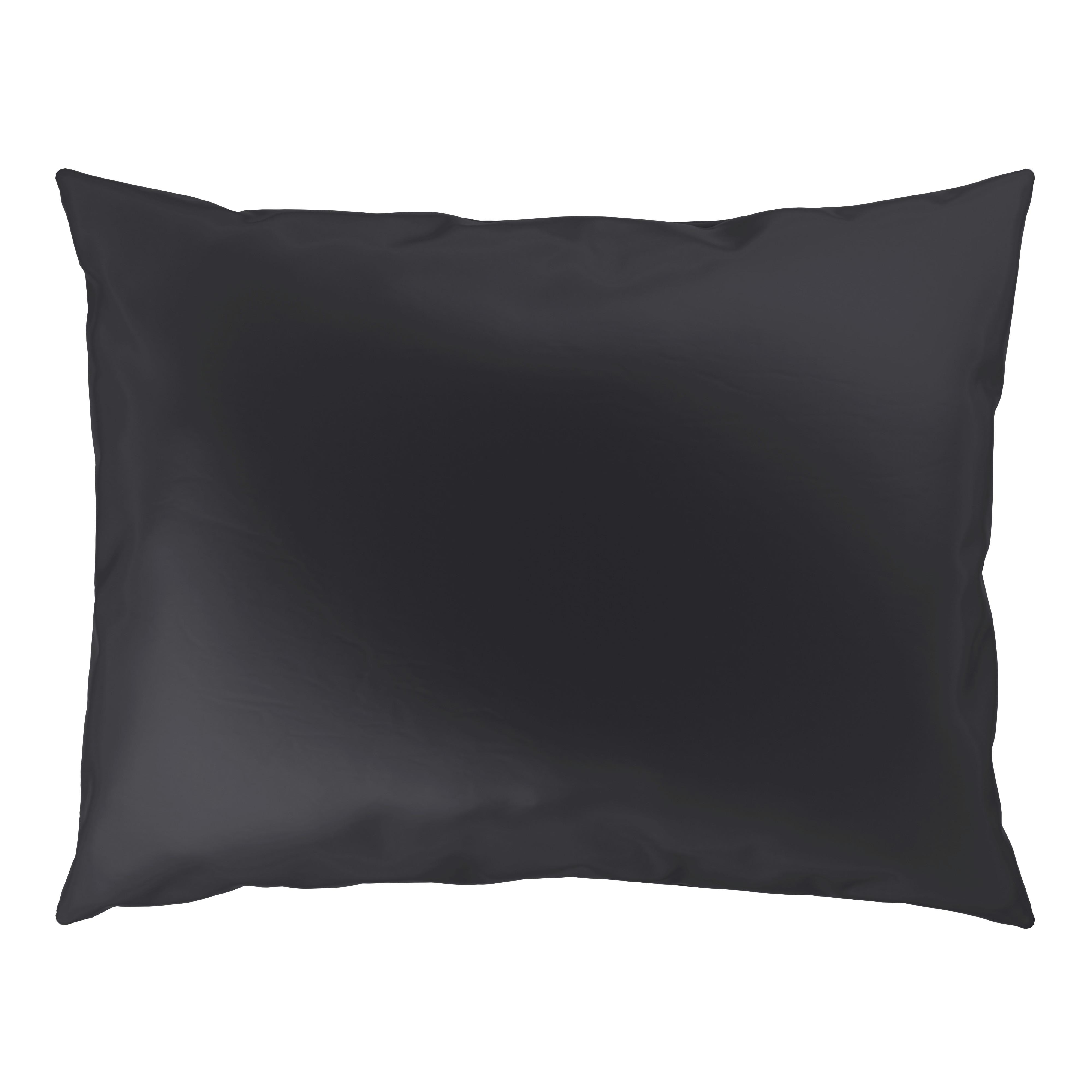 Kissenhülle Xenia Uni Schwarz ca. 40x60cm - Schwarz, MODERN, Textil (40/60cm) - Premium Living