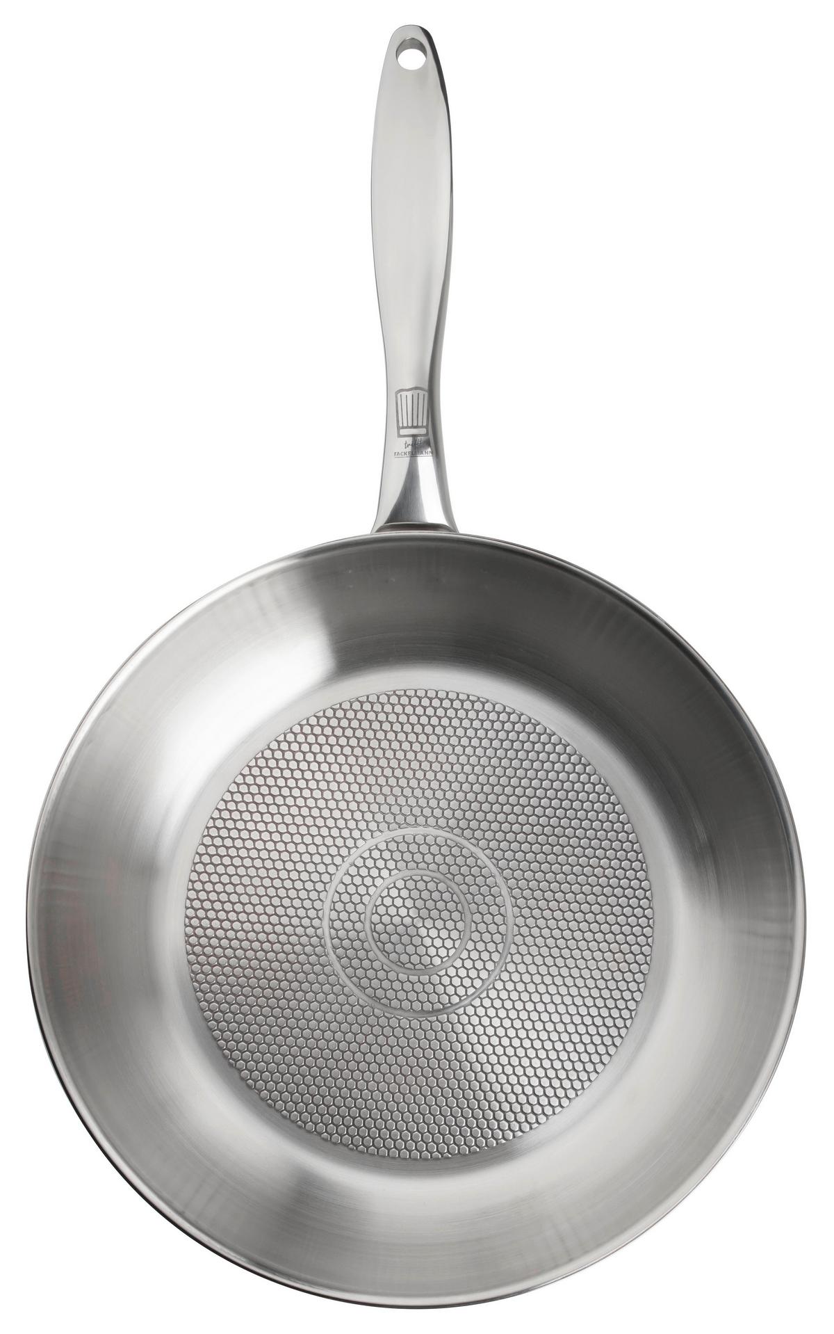 Tigaie pentru prăjit Munich - argintiu, Design, metal (28cm) - Chefkoch+Fackelmann
