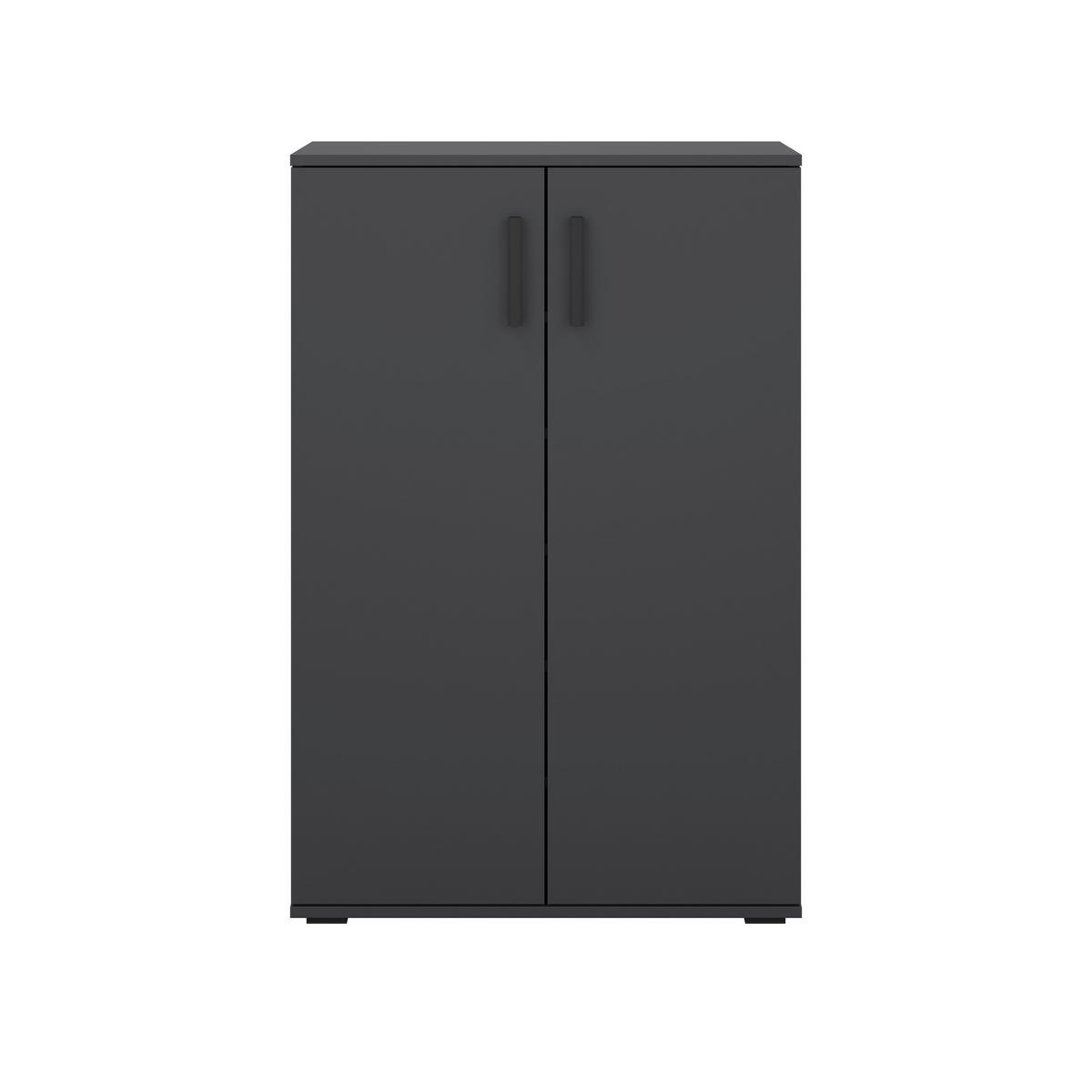 Schuhschrank Bobby II Anthrazit - Anthrazit, KONVENTIONELL, Holz (70/106/33,4cm) - Mömax