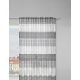Končana Zavesa Filippo -top- - črna/siva, Konvencionalno, tekstil (140/245cm) - MÖMAX modern living