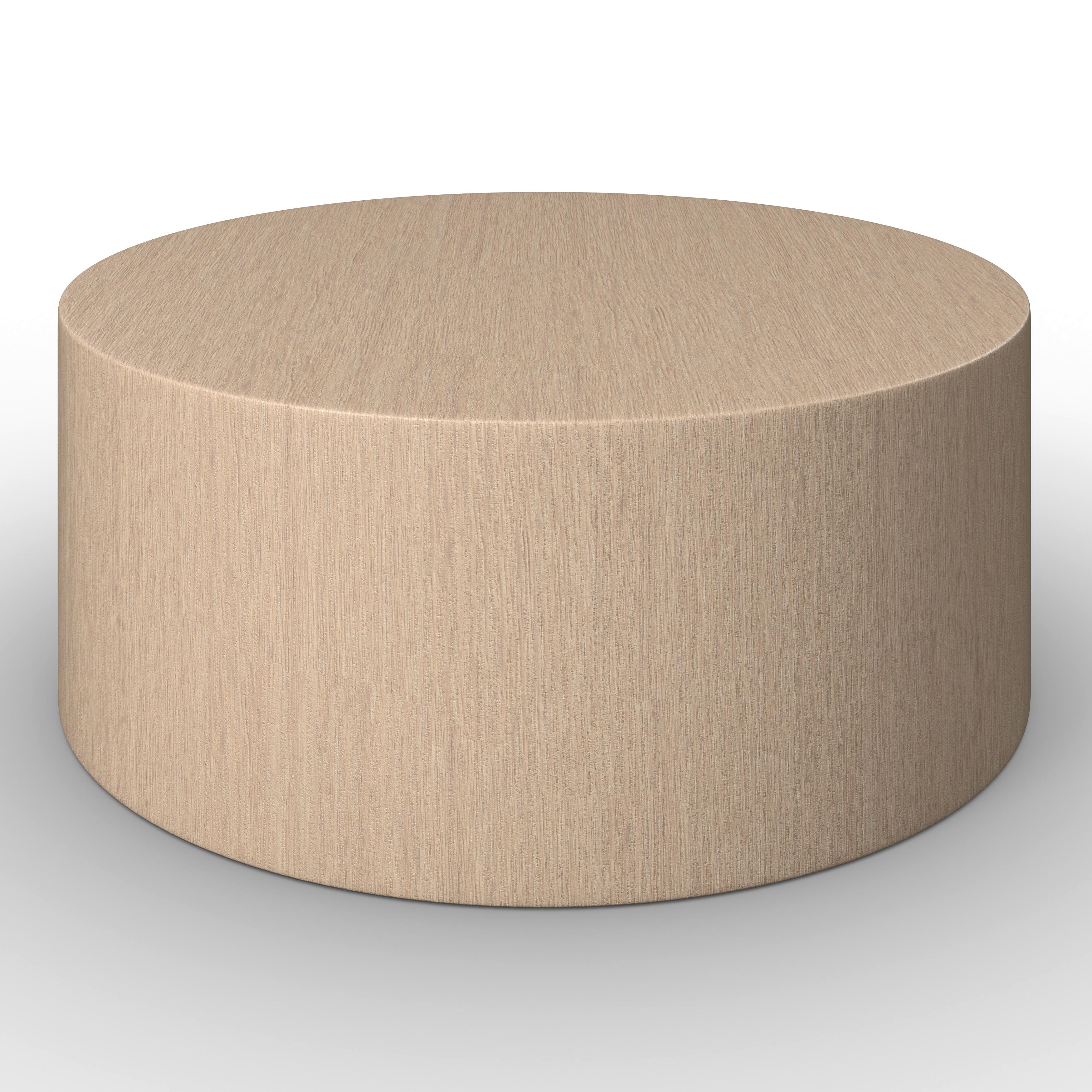 Couchtisch Lucy Eichefarben MDF rund - Eichefarben, MODERN, Holz/Holzwerkstoff (78/31/78cm) - Bessagi Home