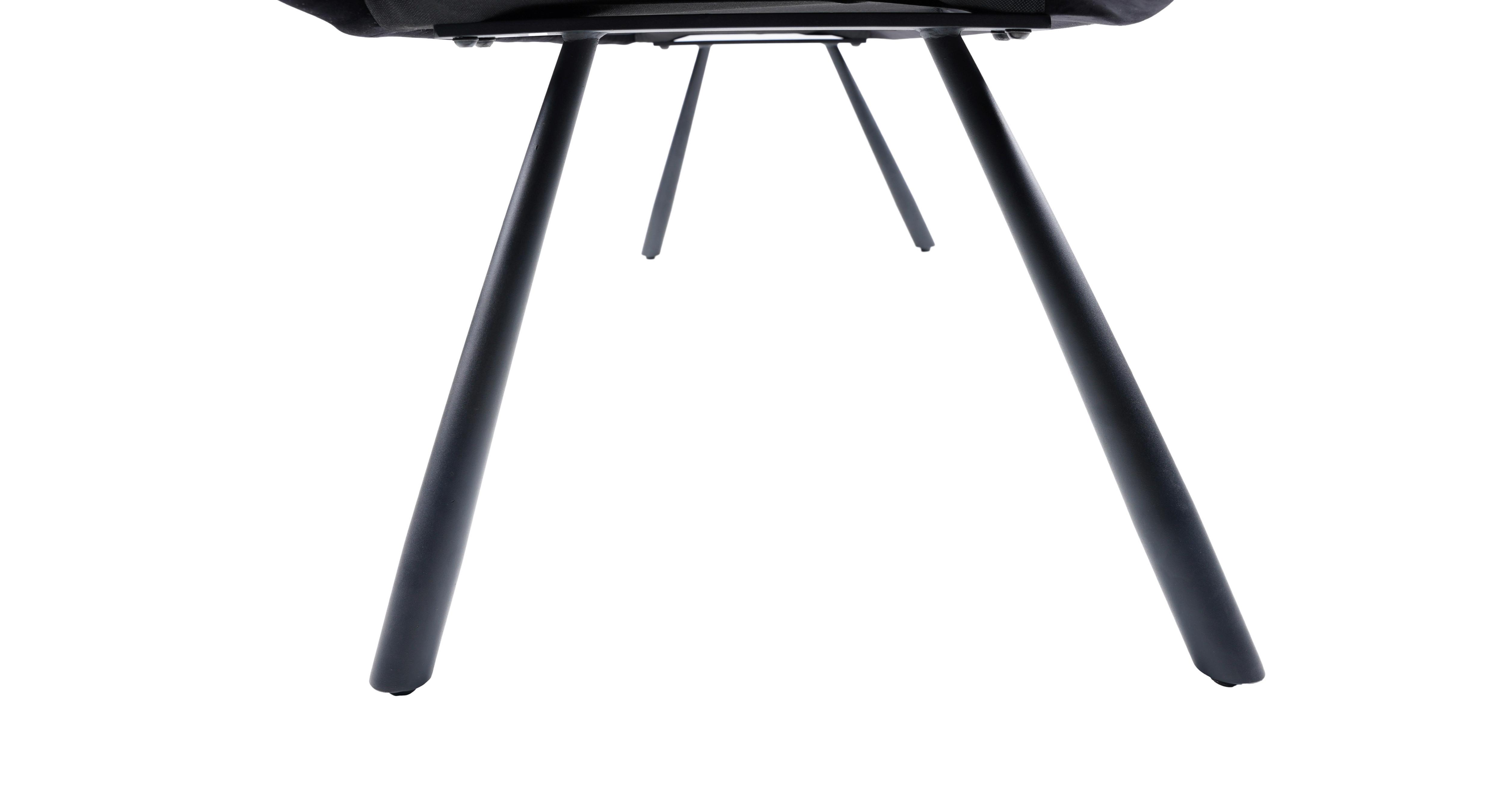 SITTBÄNK EILEEN - svart, Modern, metall/textil (171/88/65cm) - Mömax