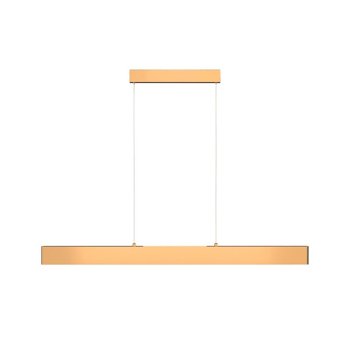 Hängeleuchte Step Goldfarben max. 30 Watt - Goldfarben, Basics, Metall (118,5/4/8cm) - MAYTONI