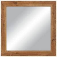 Stensko Ogledalo Tina -Sb-, 51 X 51 Cm - barve hrasta, Konvencionalno, steklo/leseni material (51/51/3,5cm) - Mömax
