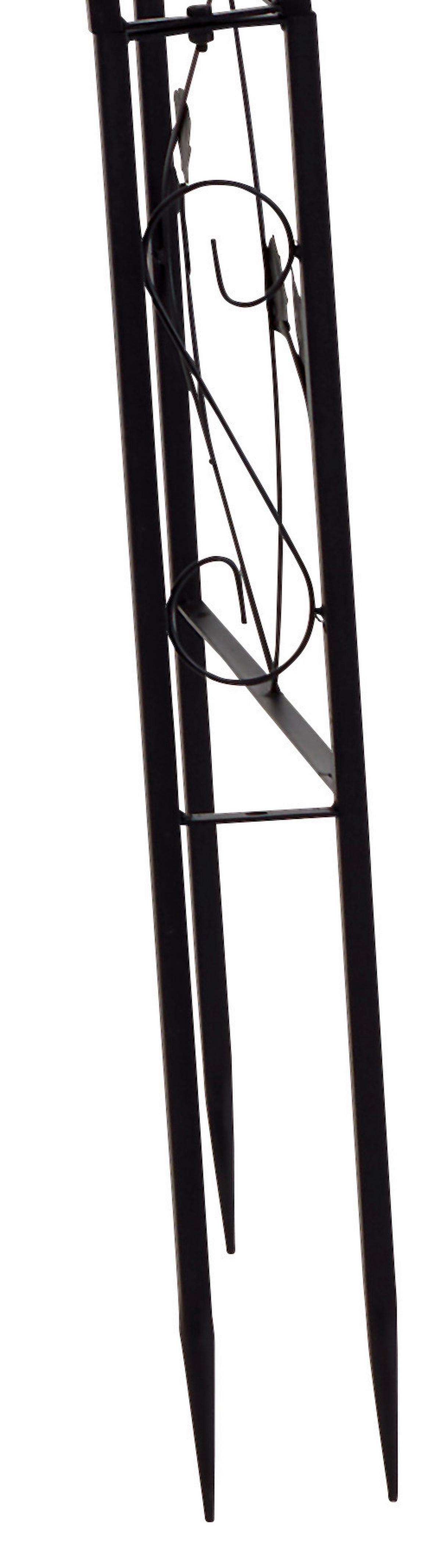 Rosenbogen Mira ca. 145x260 cm Anthrazit - Anthrazit, MODERN, Metall (145/260/38cm) - Gardenson