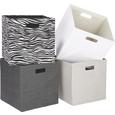 Aufbewahrungsbox Bobby - Weiß, MODERN, Textil (33/33/32cm) - MÖMAX modern living