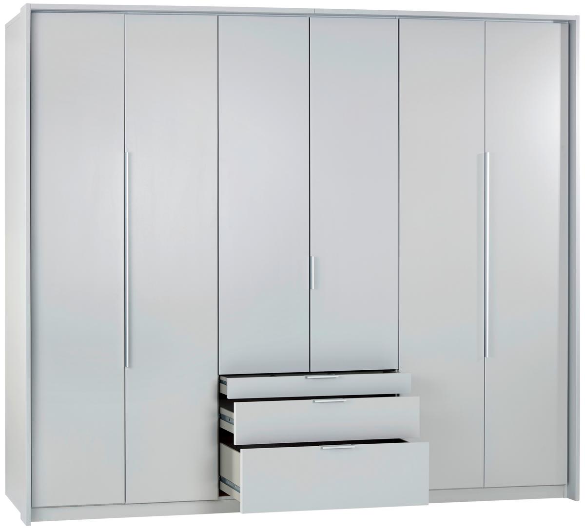 DULAP USI ROTATIVE ALABAMA - gri deschis, Modern, material pe bază de lemn (271/229/54cm) - Modern Living