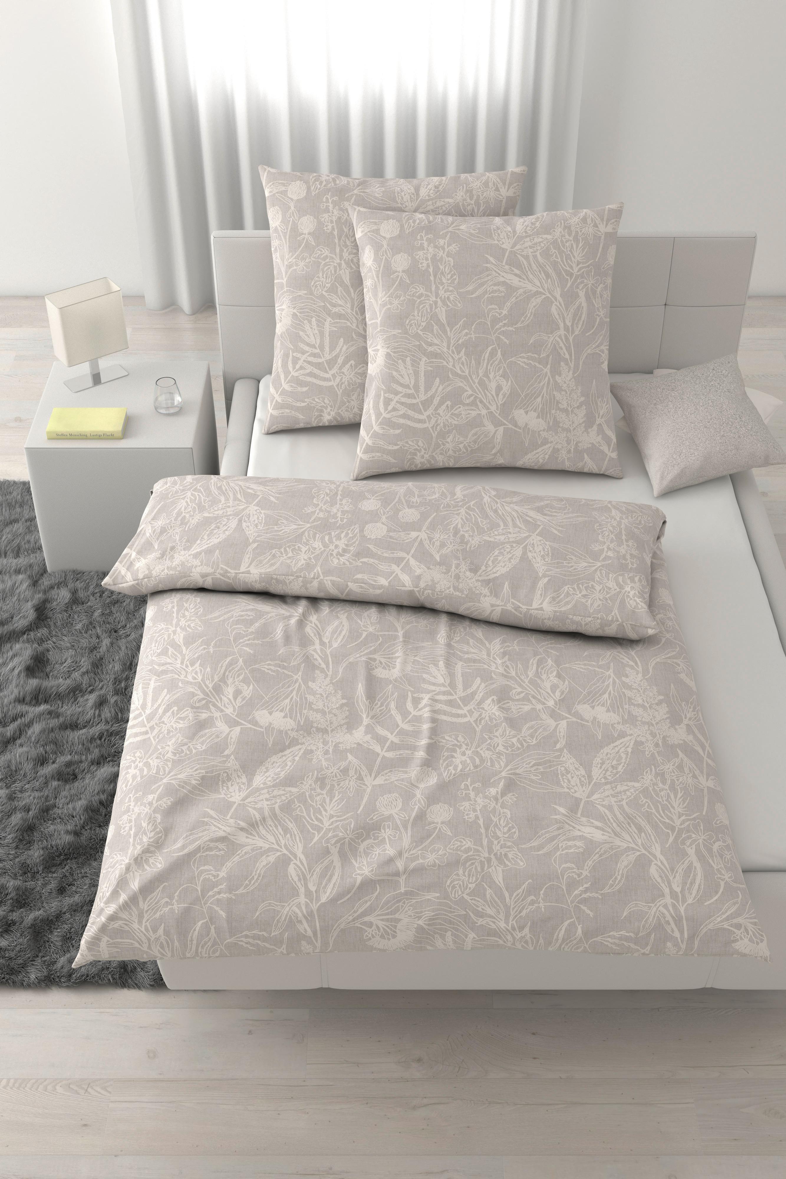 Bettwäsche Tylpur XXL Hellgrau ca. 200x200cm - Hellgrau, Textil (200/200cm) - Mömax