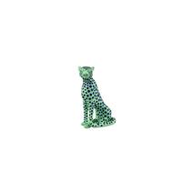 Dekoleopard Pantra Grün - Grün, Basics, Kunststoff (10,5/26/19cm)