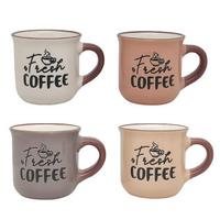 Skodelica Za Espresso Doppio, Več Barv - siva/krem barve, Konvencionalno, keramika (5,8/5,6cm) - Mömax
