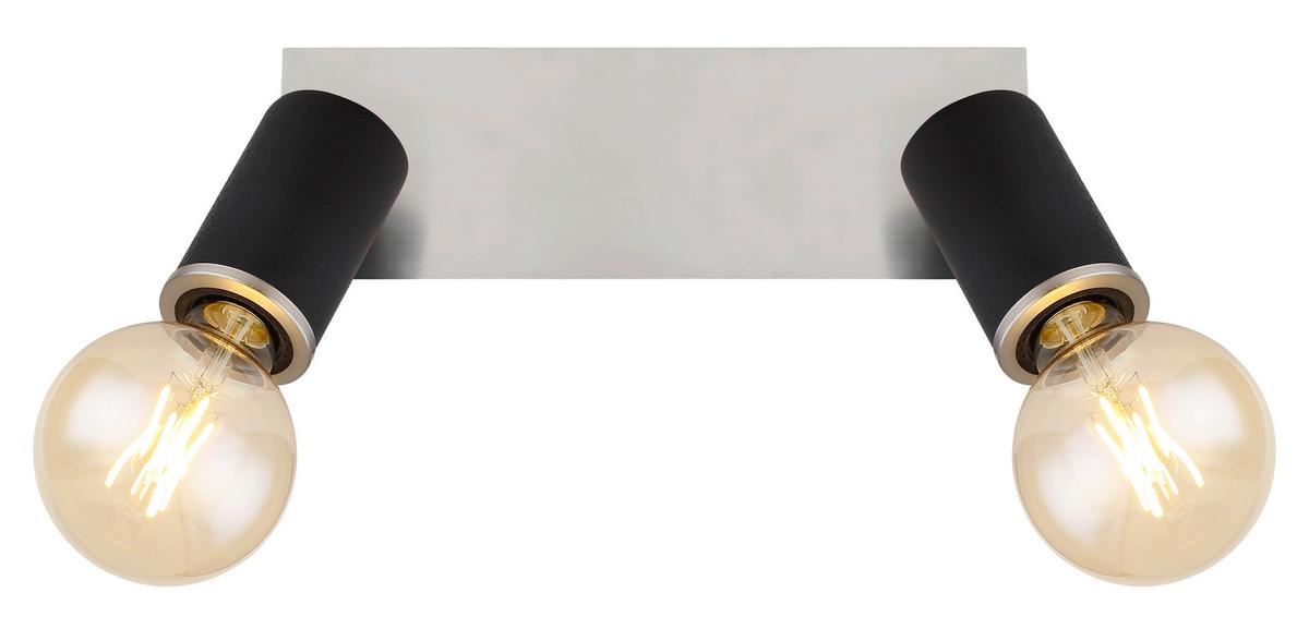 Reflektor Joseba - boje nikla/crna, Basics, drvo/metal (31/10/18cm) - Globo