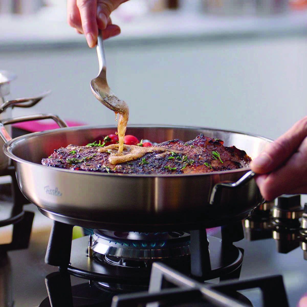 ZESTAW GARNKÓW 084-388-06-001/0 FISSLER - kolor srebrny, Design, metal - Fissler