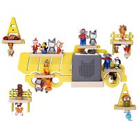 Otroška Polica Boarti, Rumena - rumena, Moderno, leseni material (44/40/19cm) - MID.YOU