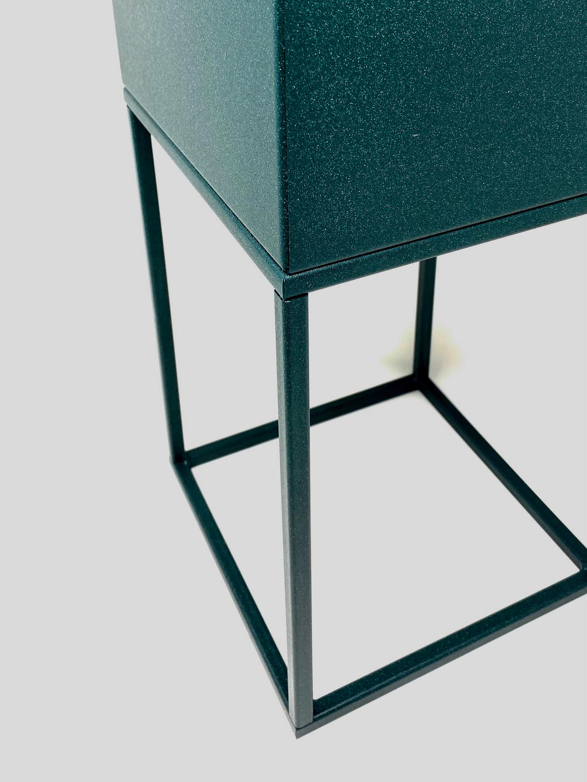 Blumenständer Smaragdgrün - Smaragdgrün, Basics, Metall (19/47/19cm)