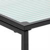 SOFFBORD LEON - svart/transparent, Modern, metall/glas (80/40/40cm) - Mömax