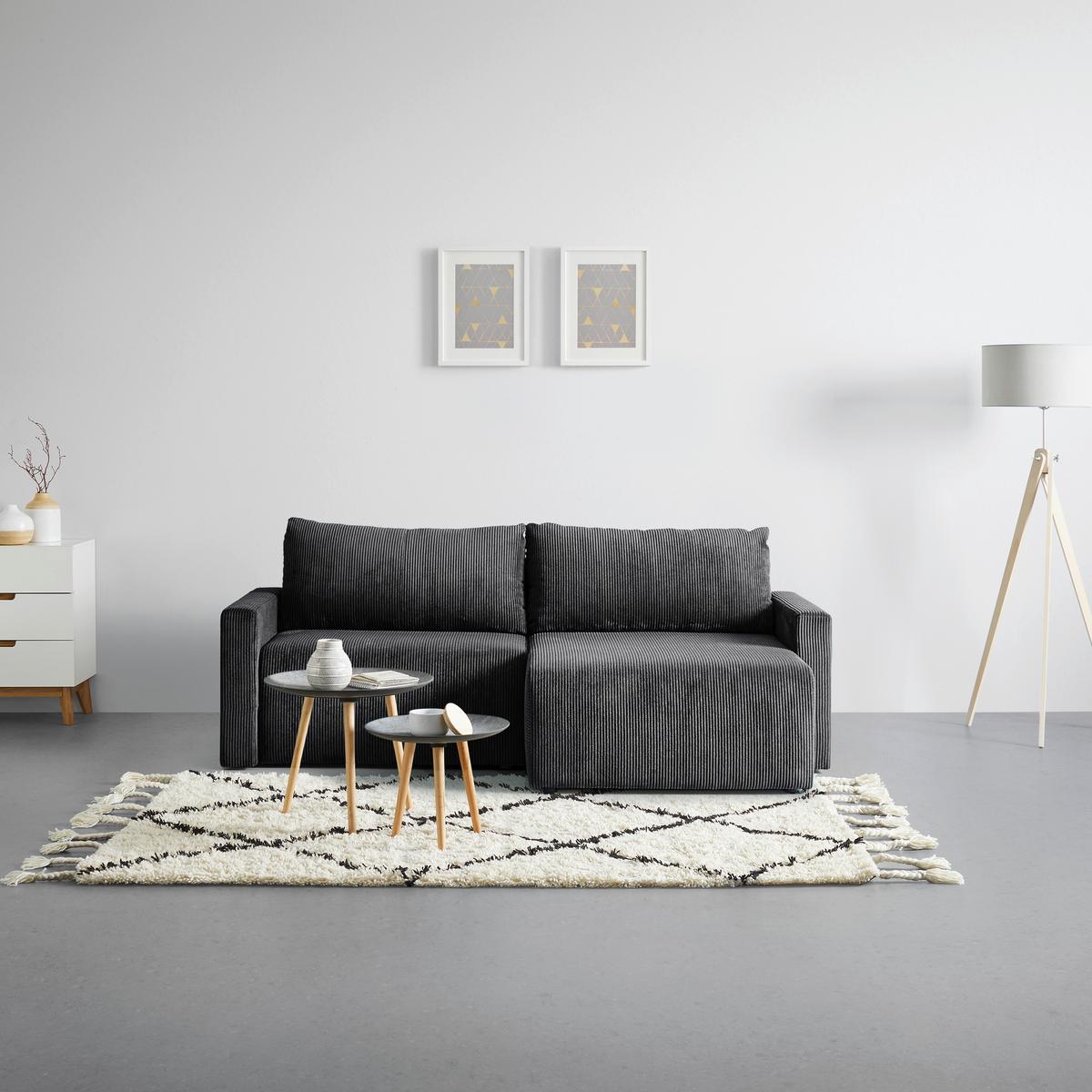 Coltar DIOS - antracit, Modern, lemn/metal (228/91/146cm) - Best Price