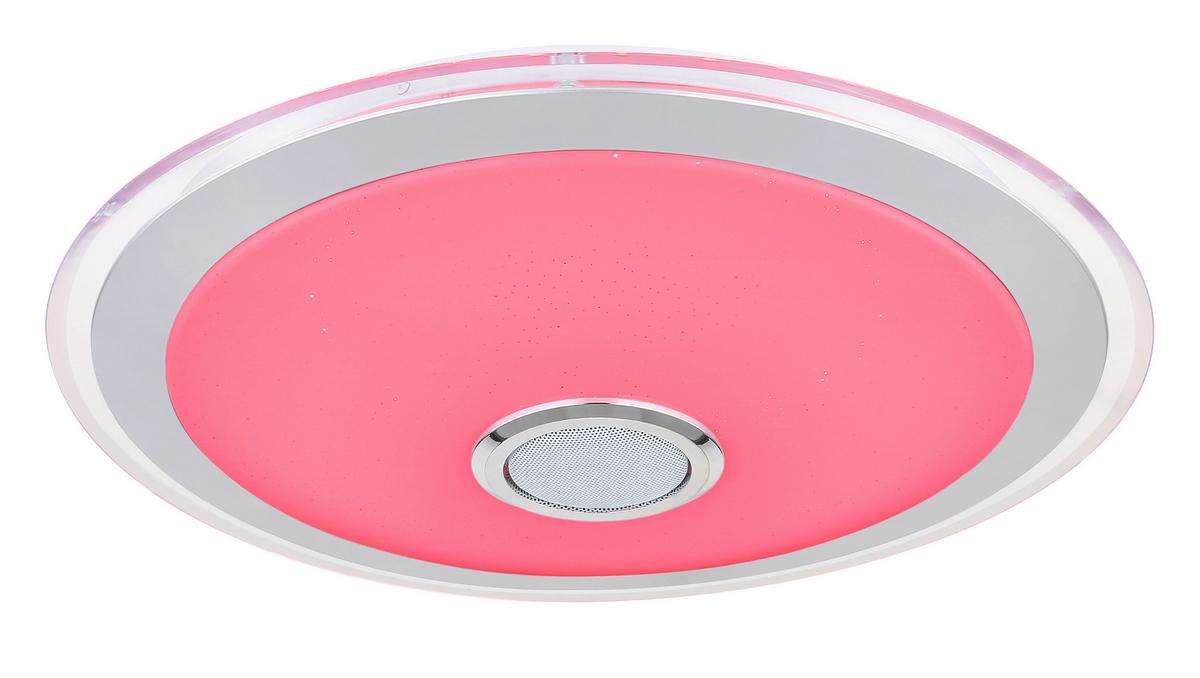 Stropna Led-svetilka Dunny, S Sijalko - barve kroma/srebrne barve, Konvencionalno, kovina/umetna masa (43/10,5cm) - Globo