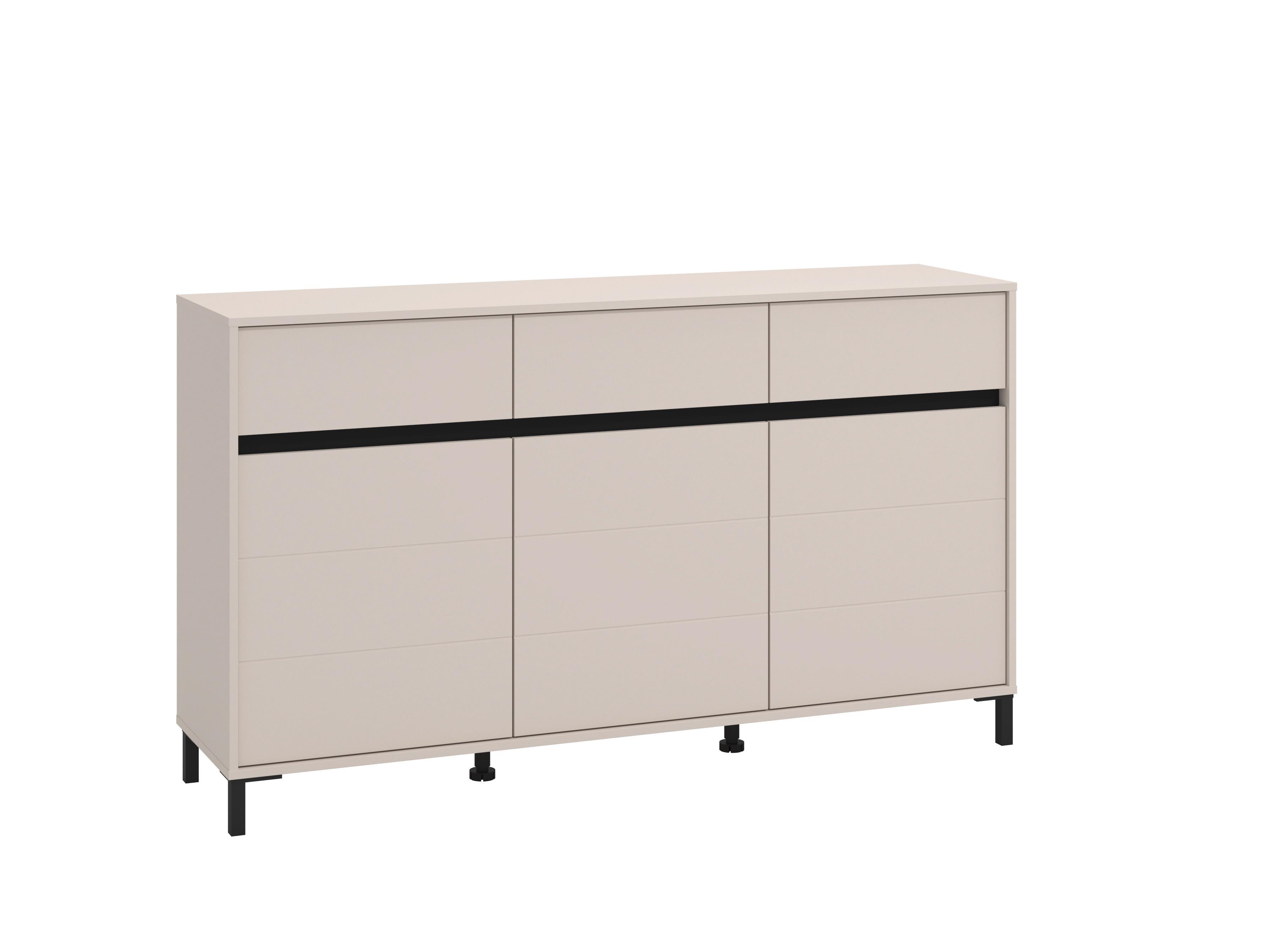 Sideboard Arran Kaschmir - Kaschmir, Modern, Holzwerkstoff (157/90/40cm) - Mömax