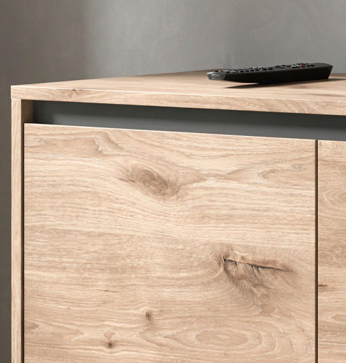 Tv Komoda Balton - Design, drvni materijal/metal (184/64/40cm) - Modern Living