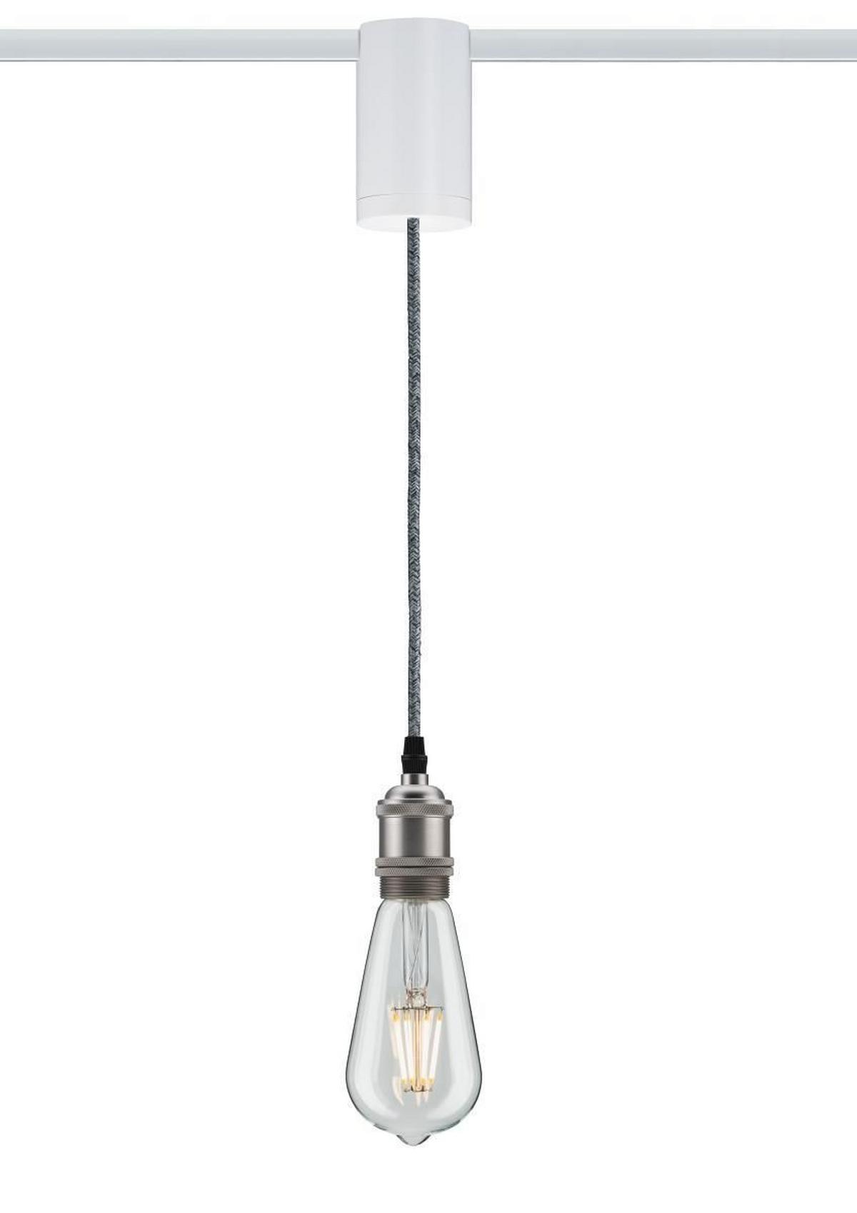 Schienensystem-Adapter Universal Pendant in Weiß - Weiß, Design, Kunststoff (6,2/10,6cm) - Paulmann