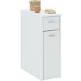 Unterschrank Weiß - Silberfarben/Schwarz, Holzwerkstoff/Kunststoff (20,0/61,0/45,0cm) - Mömax modern living Unterschrank Weiß - Silberfarben/Schwarz, Holzwerkstoff/Kunststoff (20,0/61,0/45,0cm) - Mömax modern living