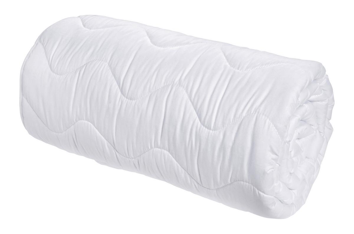 Matratzenschoner John ca. 180x200cm - Weiss, Textil (180/200cm) - Nadana