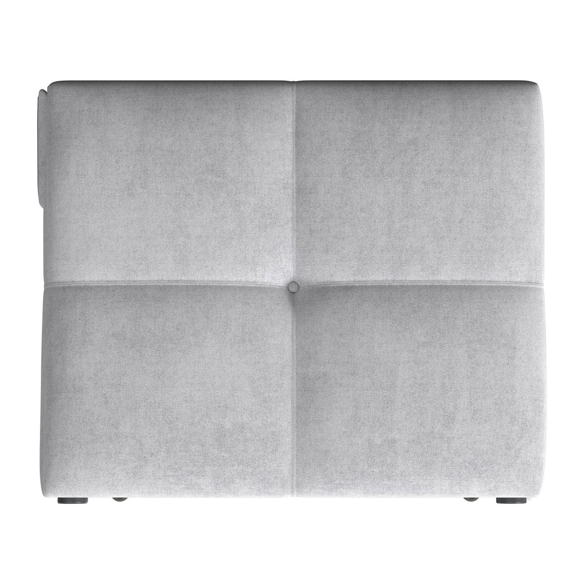 Ausziehbett Dream ca. 90x200 cm Hellgrau - Hellbraun/Hellgrau, MODERN, Holz/Kunststoff (90/200cm) - Bessagi Home