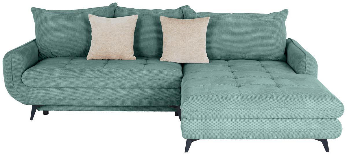 Coltar WAVE - turcoaz, Modern, lemn/metal (266/189cm) - Modern Living