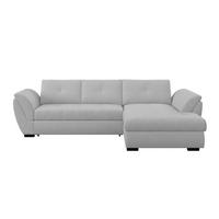 Kutna Garnitura Berisso - svijetlo siva/crna, Konvencionalno, tekstil (278/187cm) - Ondega