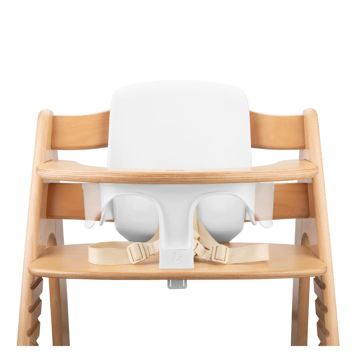 SIEDZISKO DO WYSOKIEGO KRZESŁ HIGHCHAIR BABY SEAT - biały, Basics, tworzywo sztuczne (32,5/32/34,5cm) - Hauck