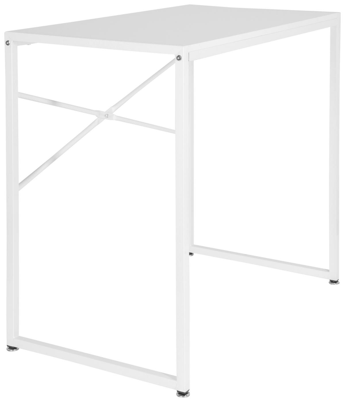 Pisalna Miza Easy Up I, Bela - bela, Moderno, kovina/leseni material (78/46/76cm) - MID.YOU