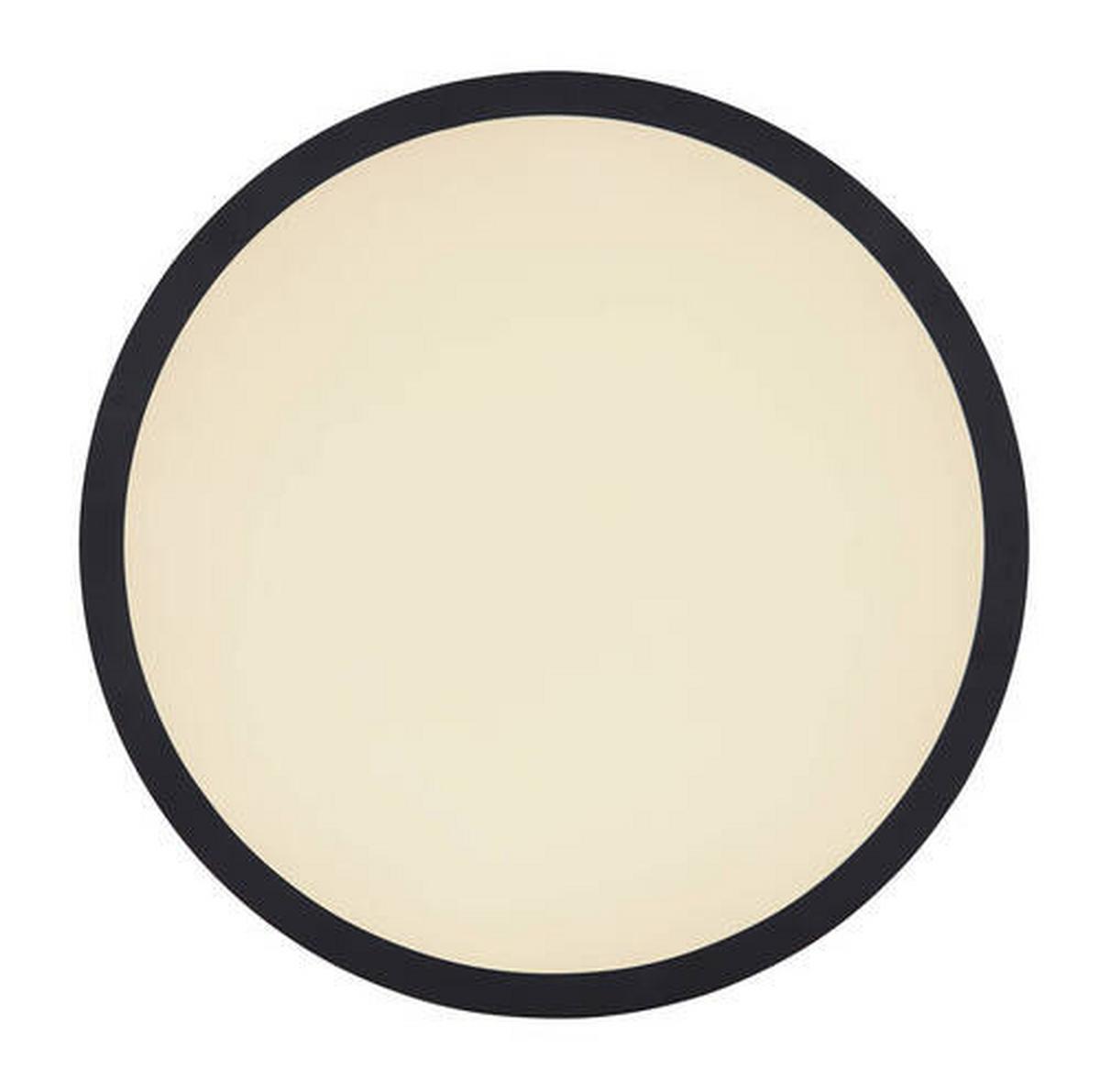 Stropna Led-svetila Sapana, S Sijalko - črna/bela, Design, umetna masa (29,4/2,5cm) - Globo
