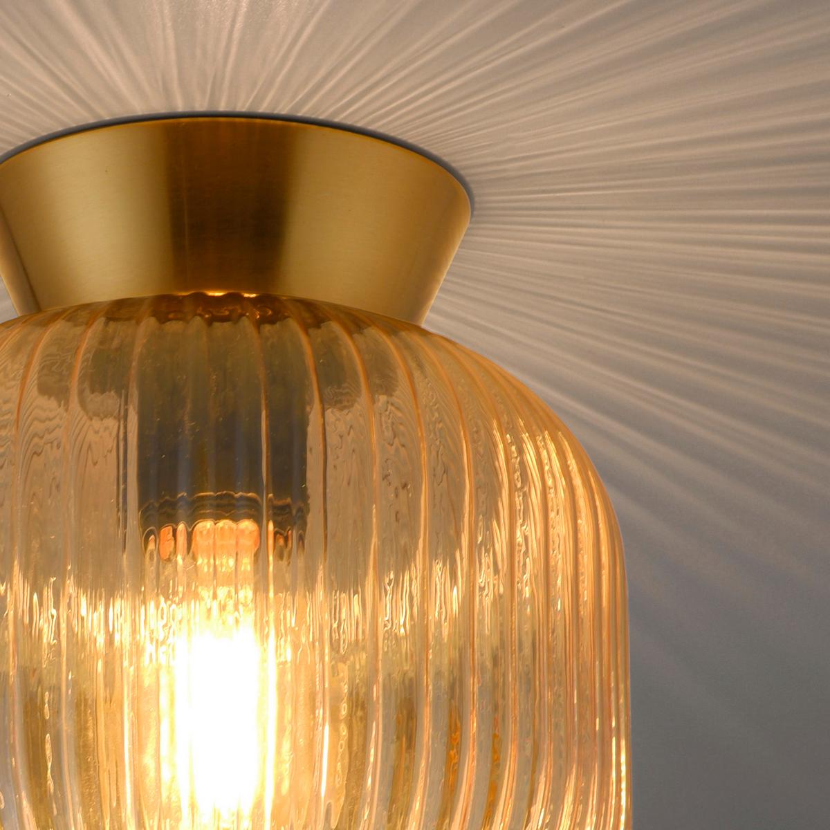 LAMPA SUFITOWA 13574-27 NAMI - kolor piaskowy, Konventionell, tworzywo sztuczne/metal (20/20/22cm) - Schöner Wohnen