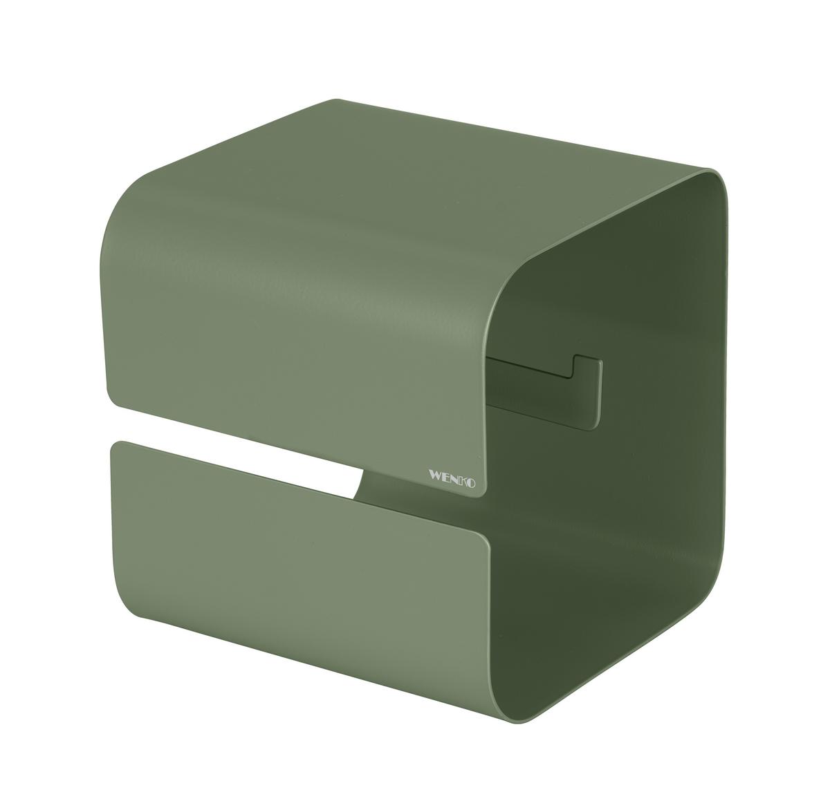 Toilettenpapierhalter Turbo -Loc Lizan Grün - Grün, MODERN, Metall (14/14,5/13,7cm) - Mömax