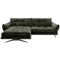 Kutna Garnitura Baxter - siva/crna, Moderno, tekstil/metal (177/68-87/280cm) - Premium Living