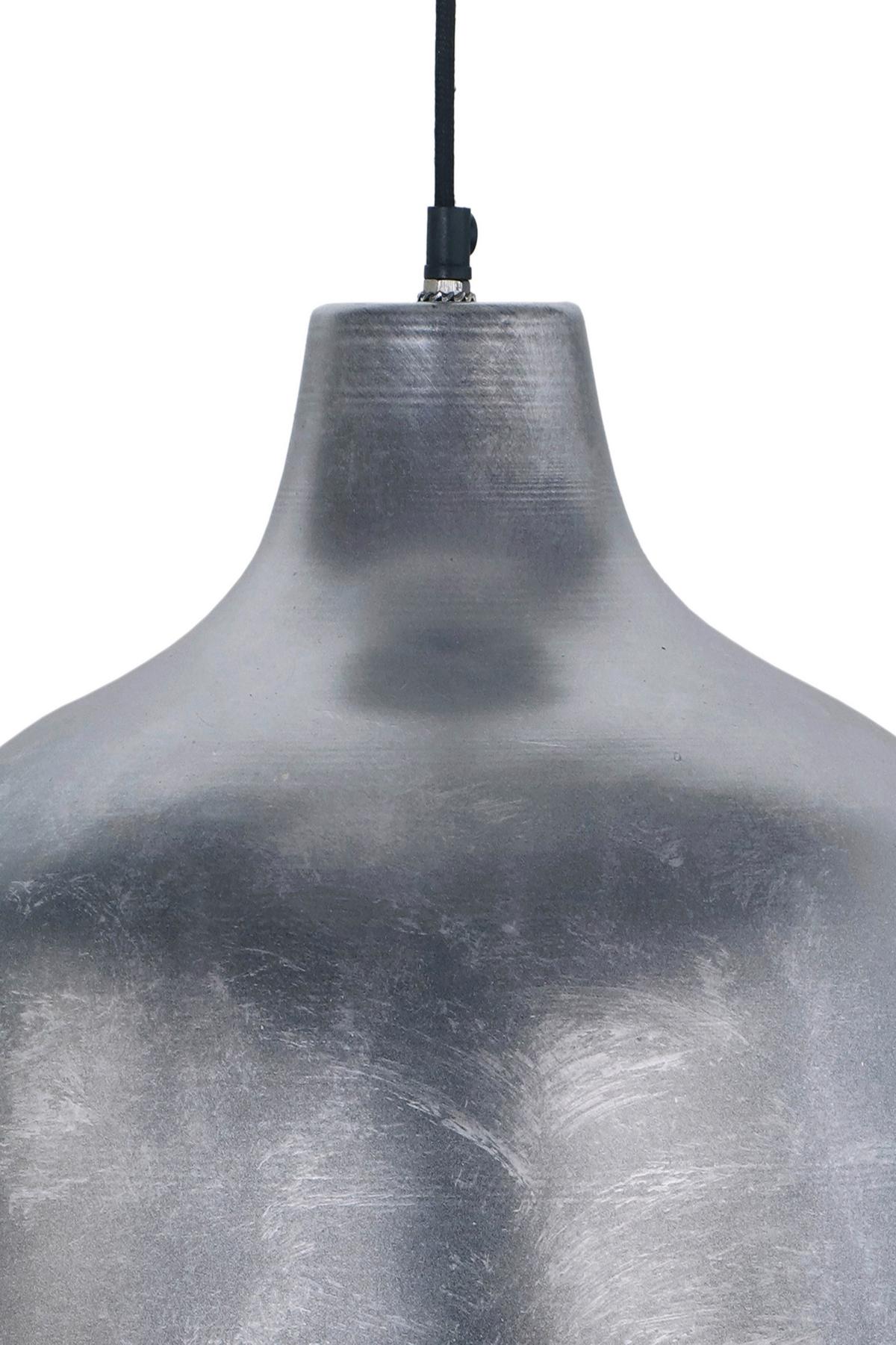 Hängeleuchte Sawyer 125 Silber - Silberfarben, Basics, Metall (40,5/40,5/43cm) - Kayoom