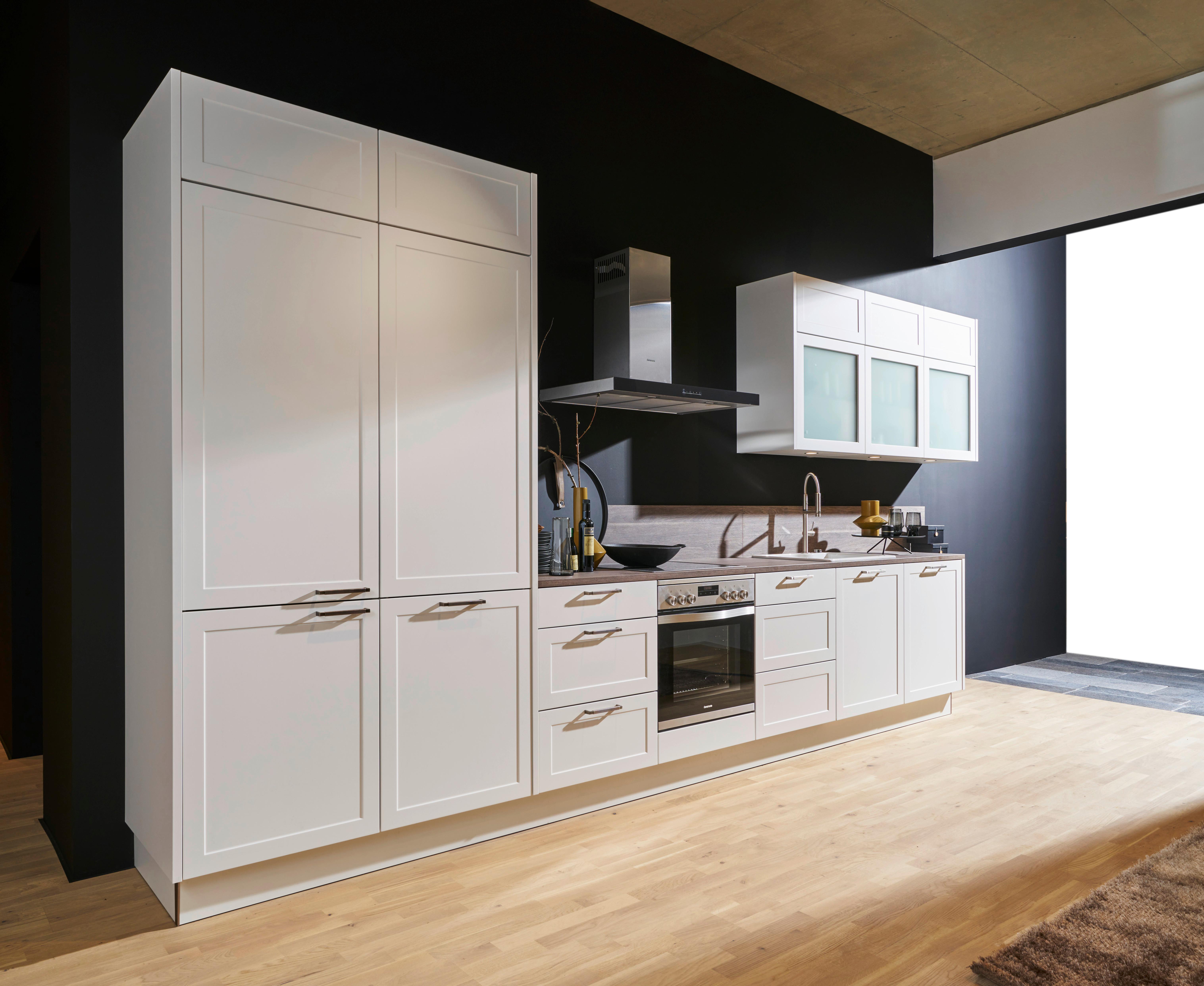 Einbauküche Focus in Weiß - Weiß, MODERN, Holzwerkstoff - Nolte Küchen