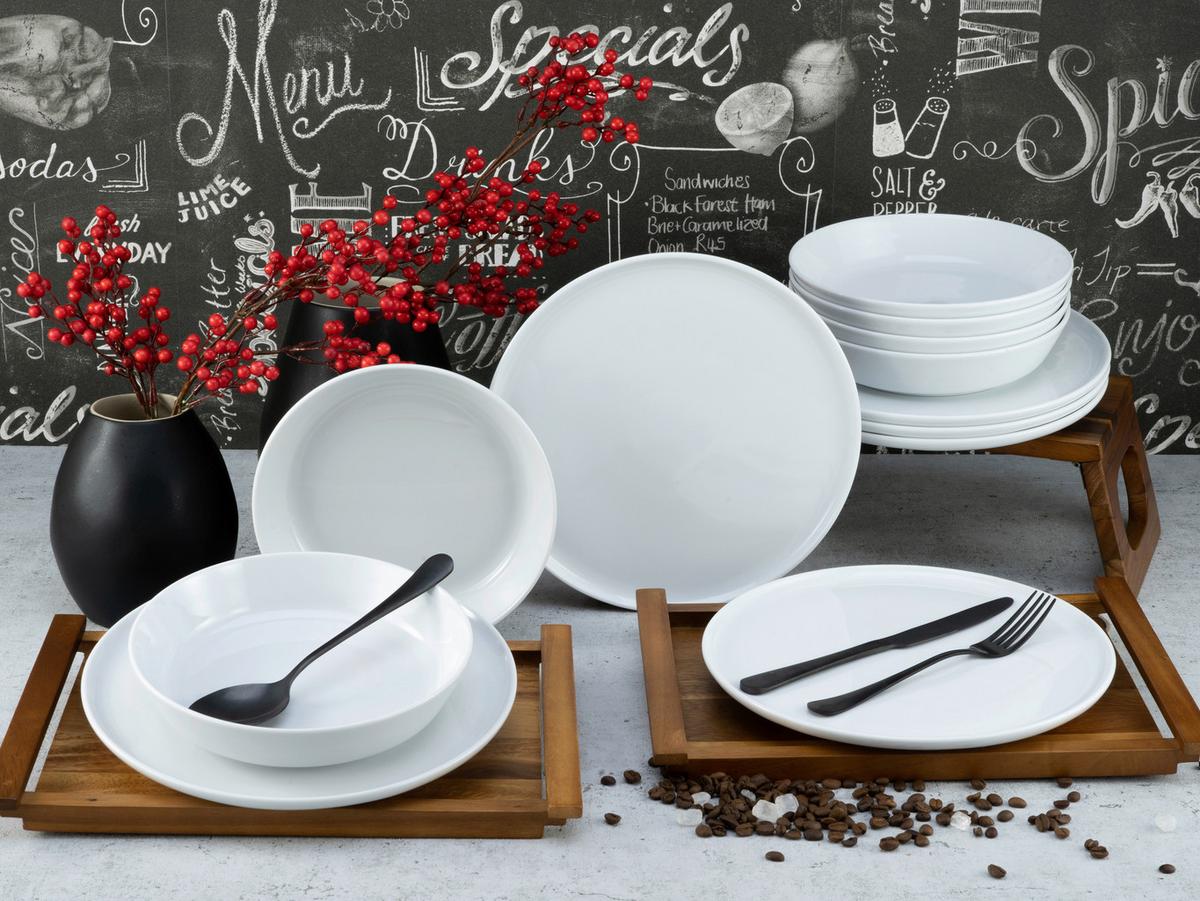 Jedilni Servis Chef Collection, 12-Delni - bela, Basics, keramika - Creatable