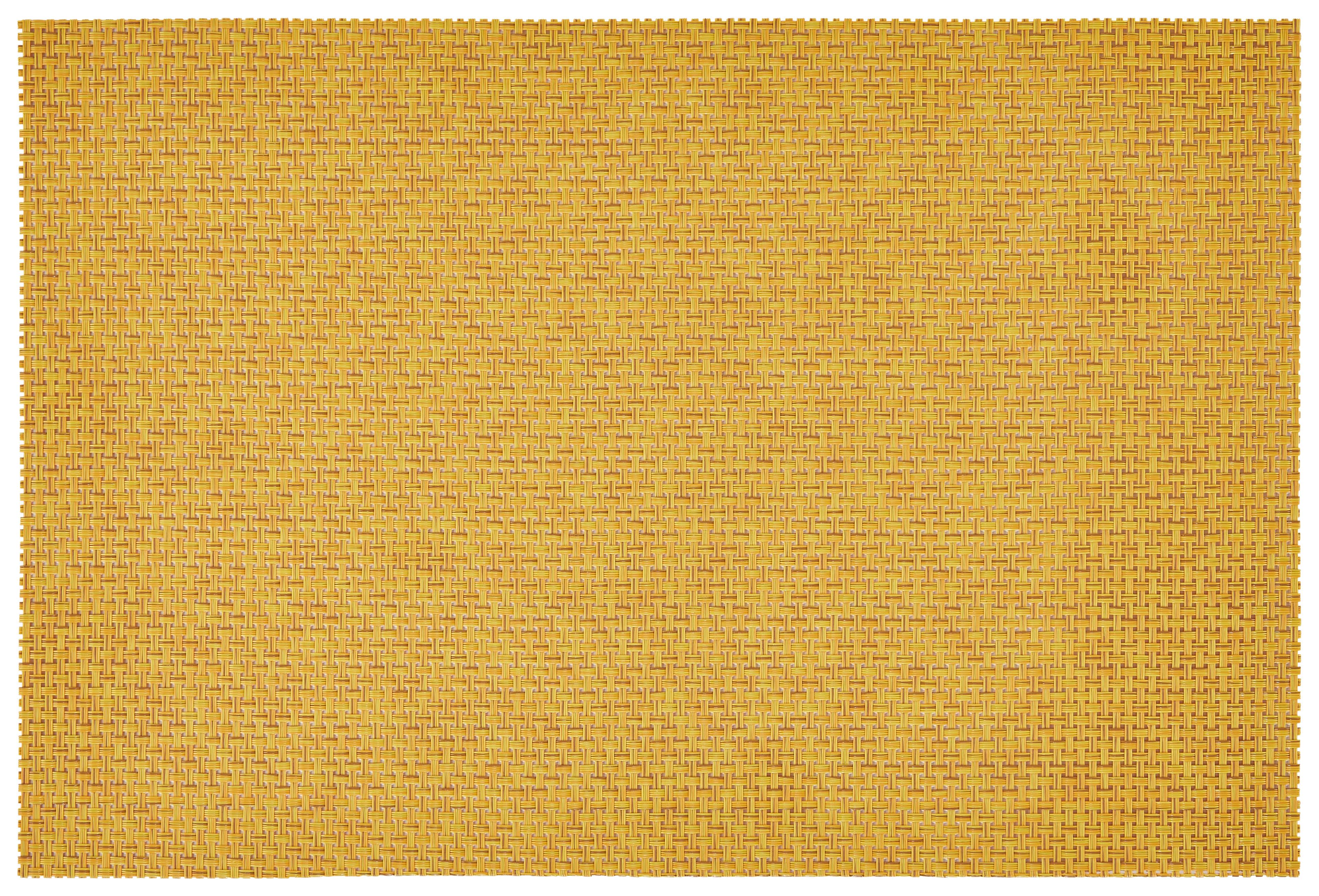 Namizni Pogrinjek Stefan - rumena, umetna masa (45/30cm) - Modern Living