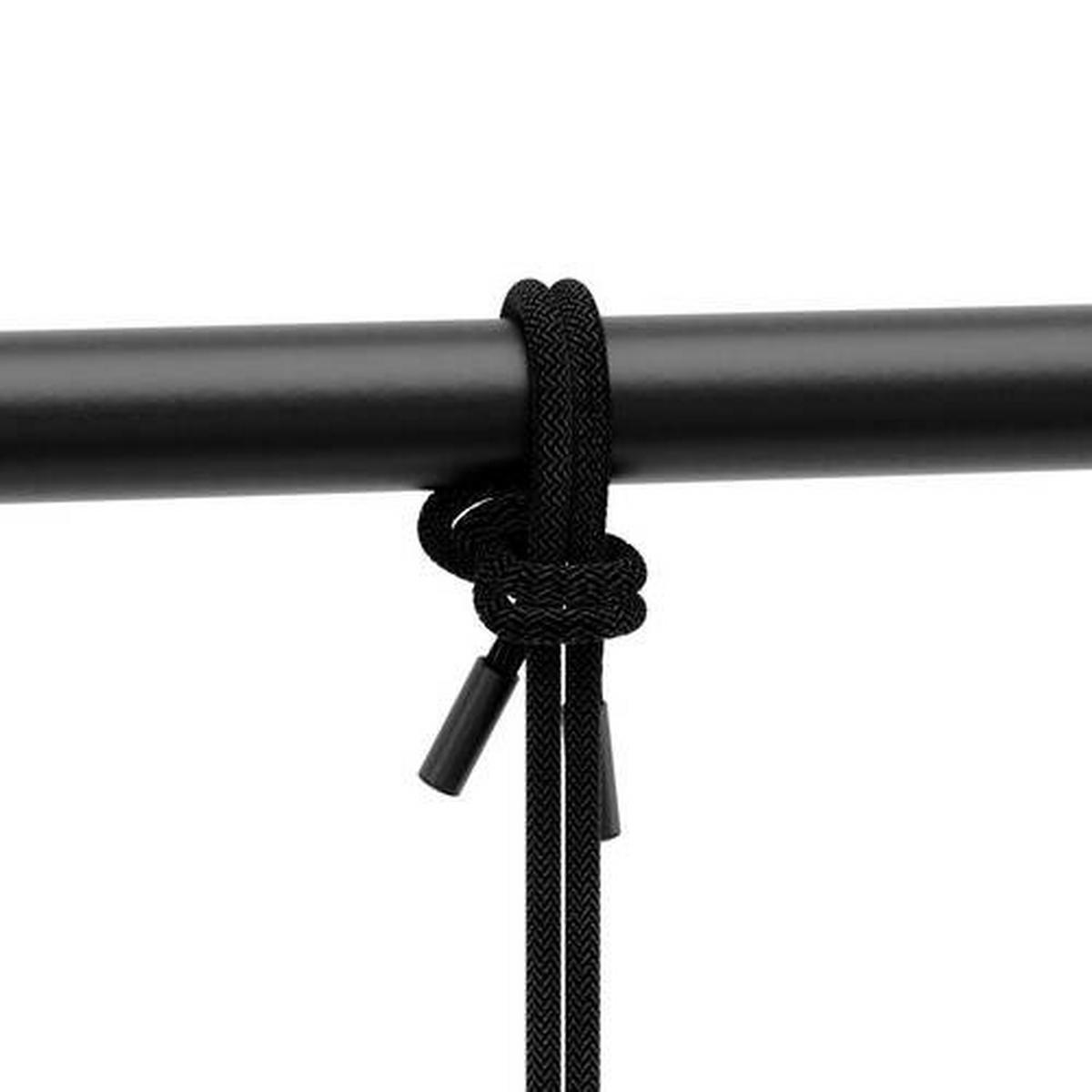 Wand-Pflanzentopf Schwarz - Schwarz, Basics, Kunststoff/Metall (18/94/137cm) - Umbra