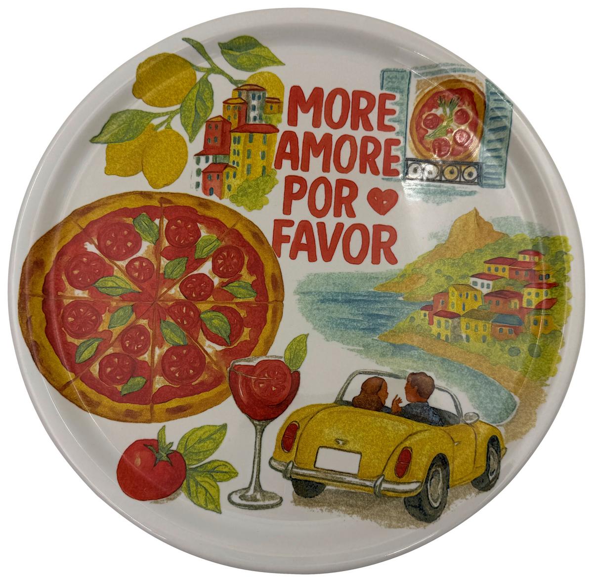 Pizzatányér Italy - többszínű, Konventionell, kerámia (30/2,15cm) - Mömax