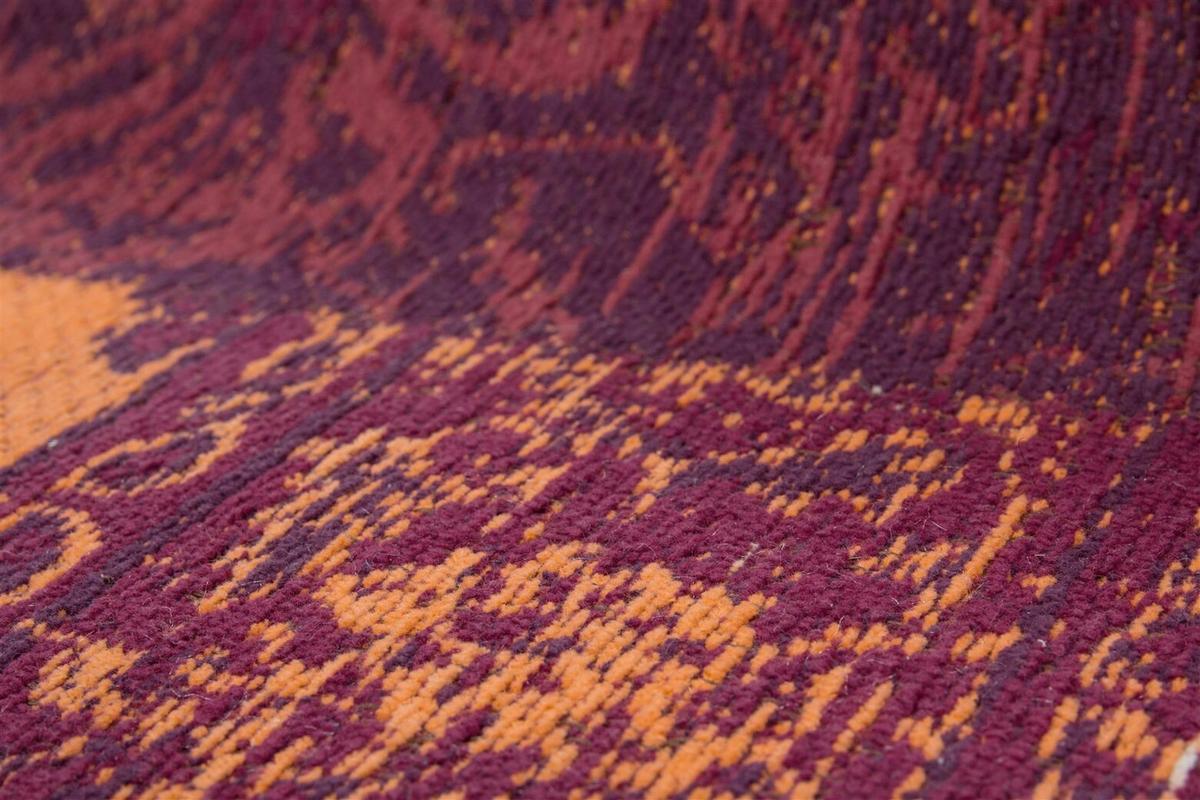 Flachwebeteppich Symphony 160 Rot 80cm X 150cm - Rot, Basics, Textil (80/150cm) - Kayoom
