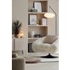 GOLVLAMPA MODERN - vit/svart, Modern, metall/textil (63.5/40/180cm) - Mömax