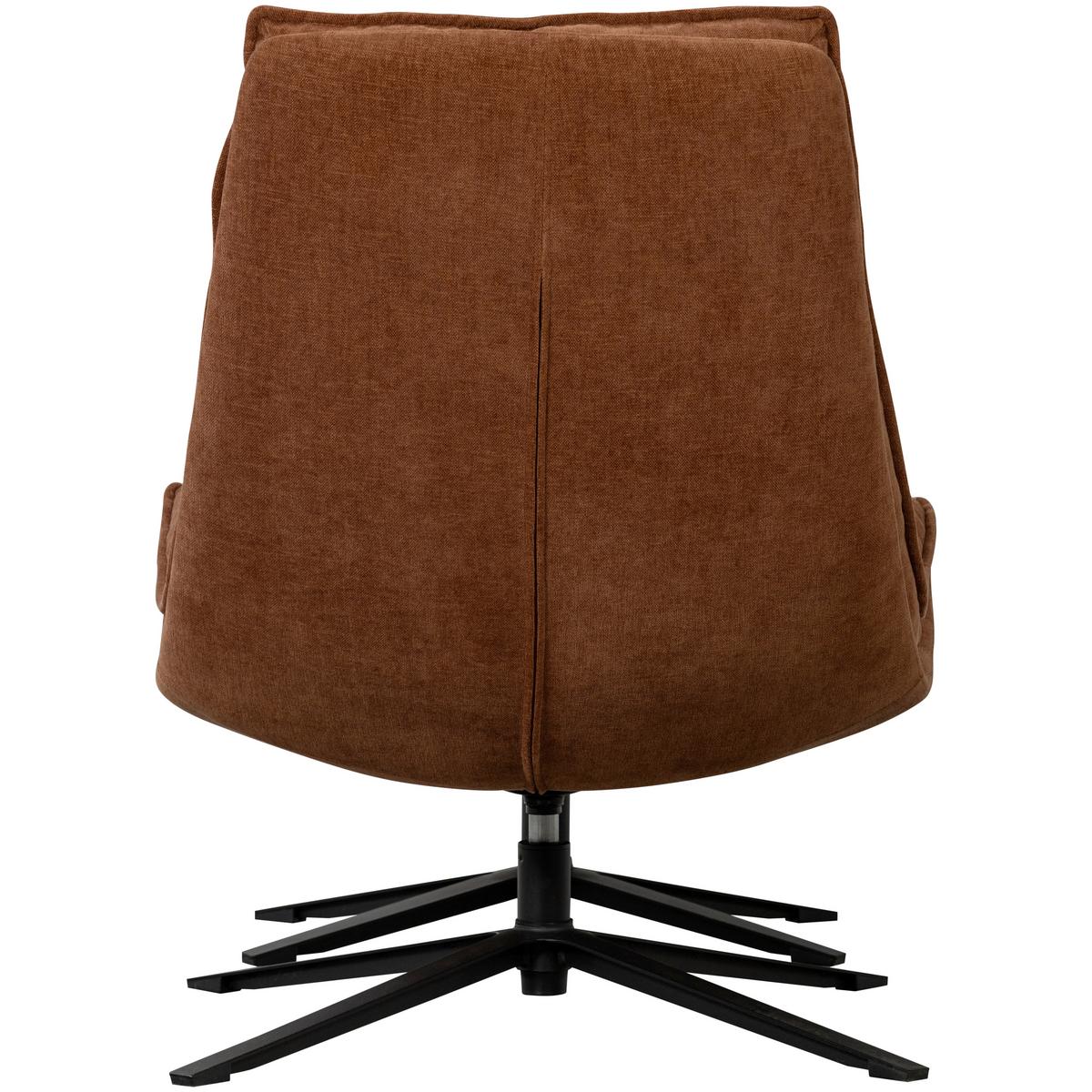 SESSELSET Kube Braun B: 77cm - Schwarz/Braun, Design, Textil/Metall (77/97/69cm) - Livetastic
