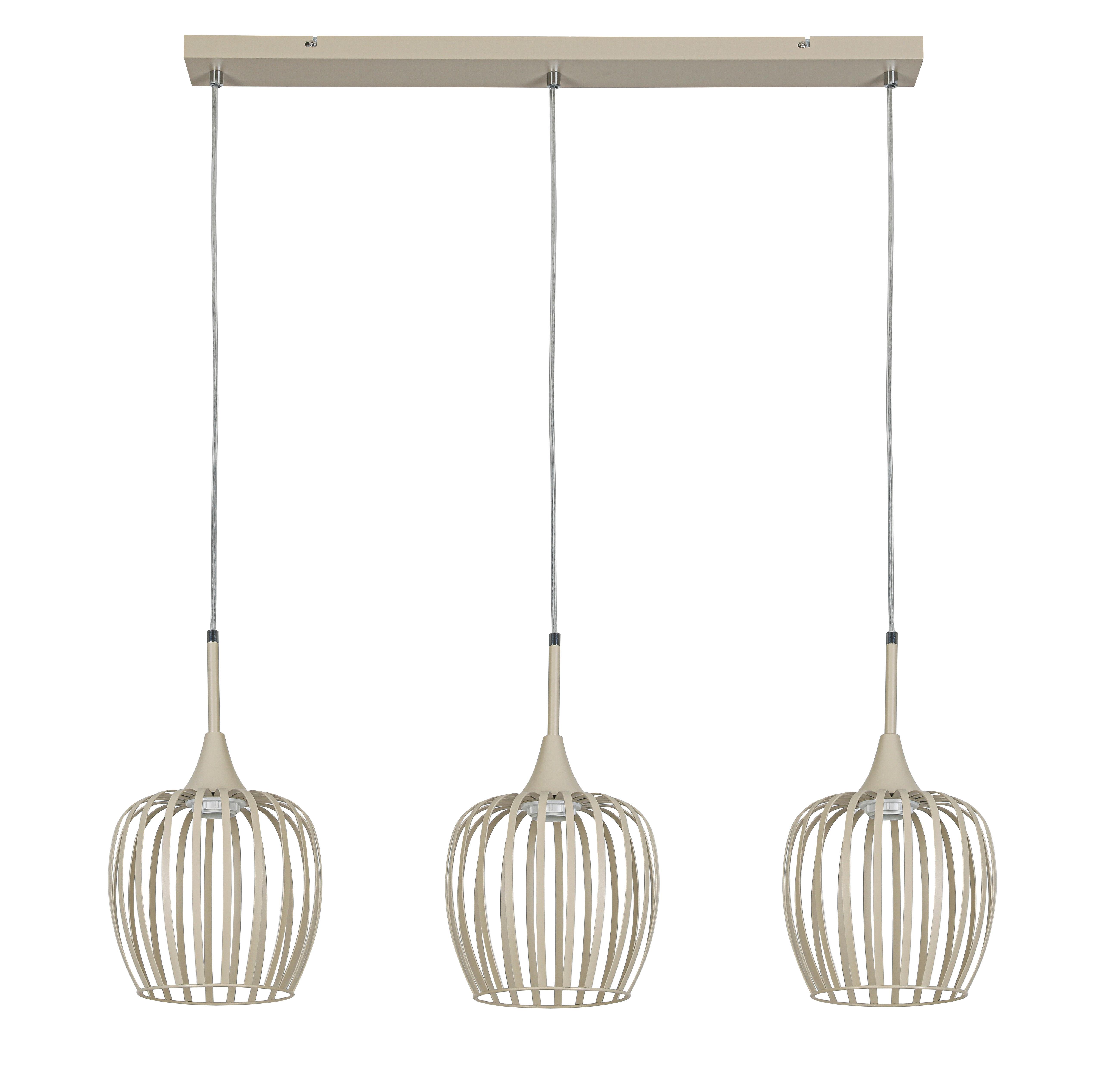 HÄNGLAMPA MARTIN - sandfärgad, Modern, metall/plast (90/21/150cm) - Mömax