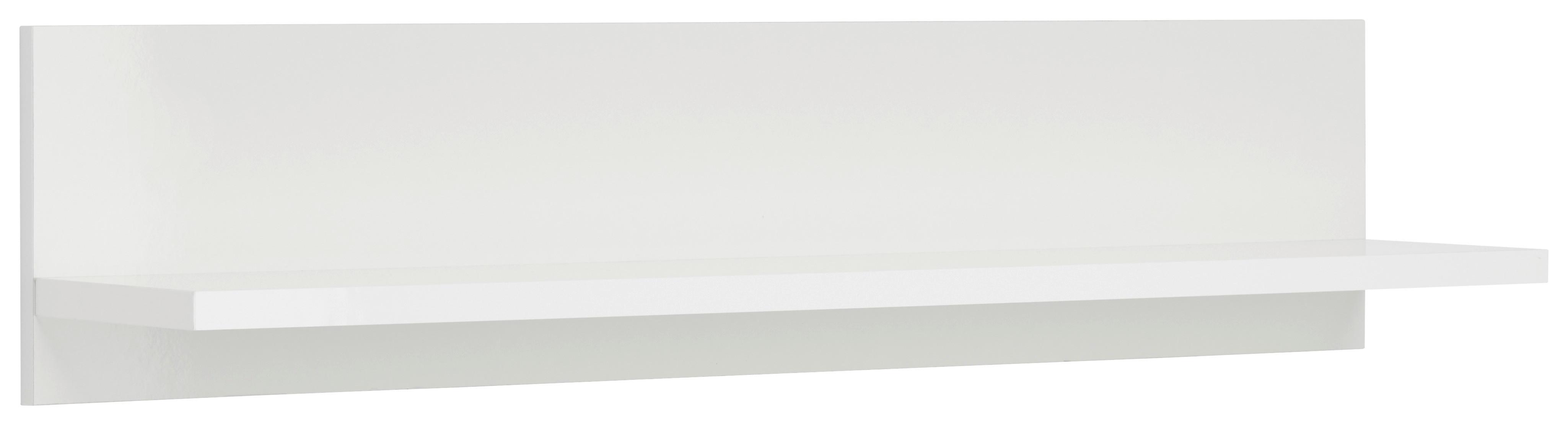Stenska Polica Avanti, Bela - bela, Moderno, leseni material (100/22/20cm) - Hom`in