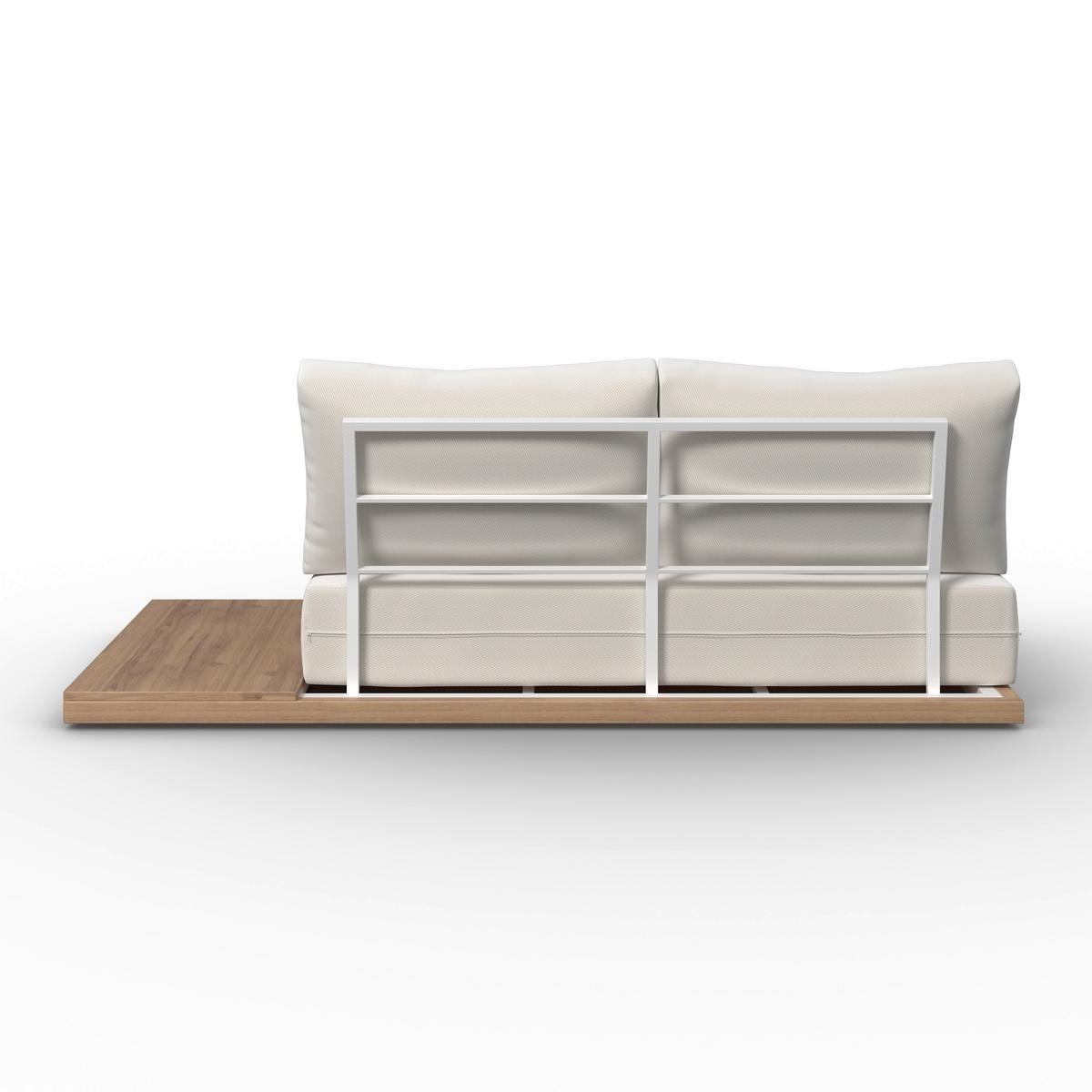 Vrtna Garnitura Jolly - bijela/boje bagrema, Moderno, drvo/metal - Bessagi Garden