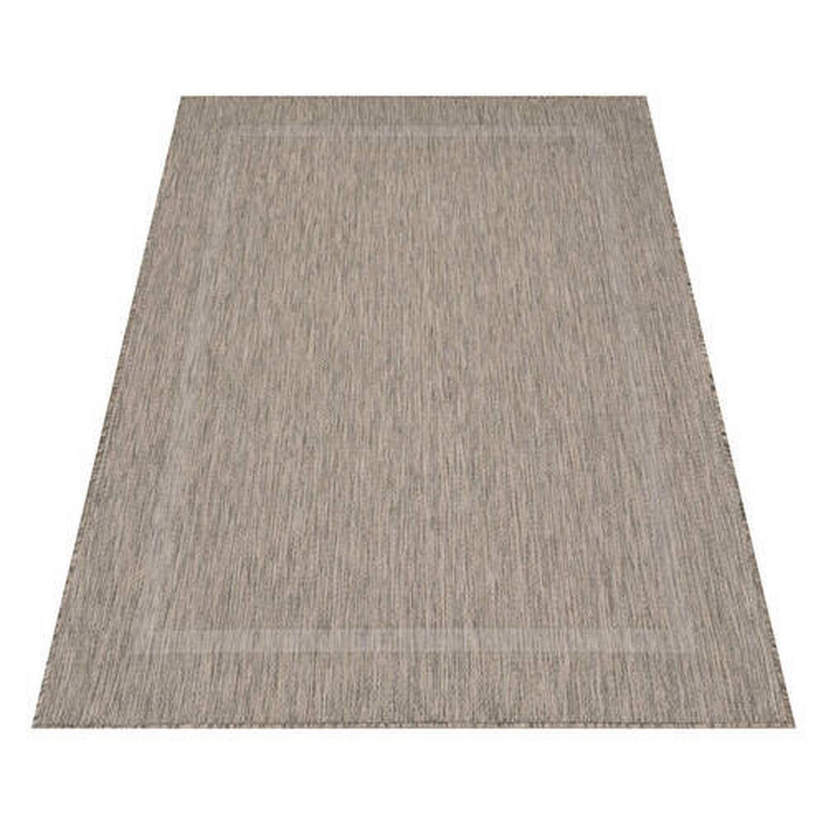 Flachwebeteppich Relax Braun ca. 280x370cm - Braun, Basics, Textil (280/370cm) - Novel